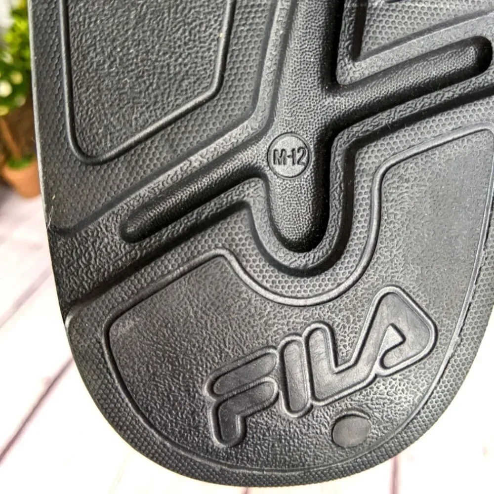 Fila SLEEK SLIDE LT Black Slip-On Athletic Sandals